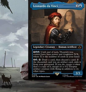 Leonardo da Vinci Commander Deck Thopter Control EDH Ready-to-Play Magic MTG Alt - Picture 1 of 12