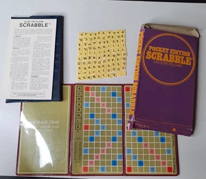 *Missing Holders* Vintage Pocket Edition Scrabble Crossword Game Murfett 1979 - Picture 1 of 13
