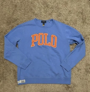 Polo Ralph Lauren Sweatshirt Youth XL Pullover Crewneck Spellout Embroidered - Picture 1 of 9