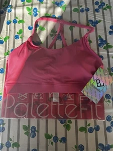 Palette Fit Strappy Sports Bra Crisscross Back Padded Bra Size SM BRAND NEW!! - Picture 1 of 2