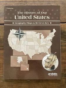 Abeka The History Of Our United States Geography/maps And Review Key. 4th Grade. - Picture 1 of 4