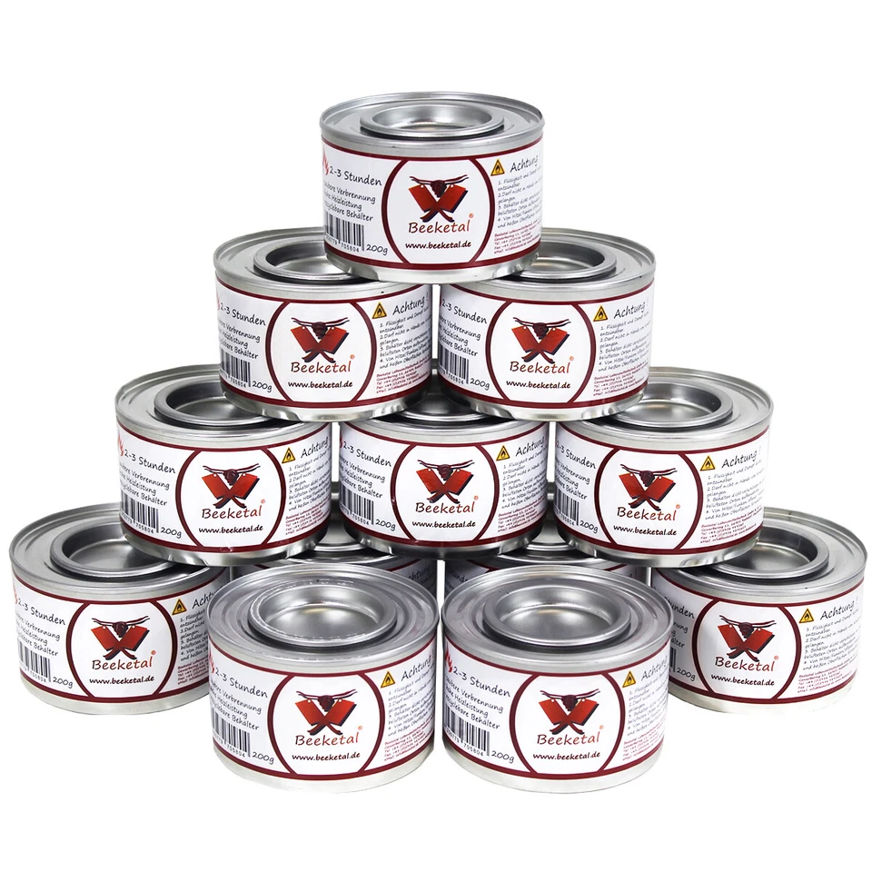 Brennpaste Sicherheitsbrennpaste Chafing Dish Speisenwärmer 200g Gastro Beeketal - Bild 1 von 4