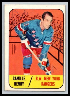 1967-68  TOPPS  # 26  CAMILLE HENRY    24061 - Image 1 of 2