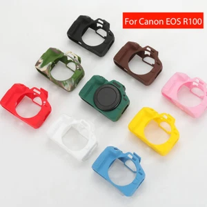 For R100 Silicone Case Rubber Skin Cover for Canon EOS R100 Camera - Picture 1 of 24