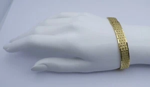 Vintage  Damen Armband vergoldet (20cm) - Picture 1 of 4