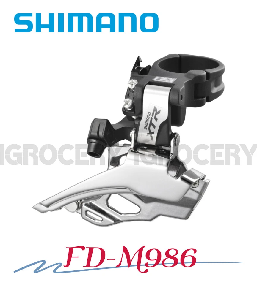 Desviador delantero Shimano XTR 2x10 FD-M986 Down-Swing abrazadera 31,8 mm nuevo  Foto 1 de 1