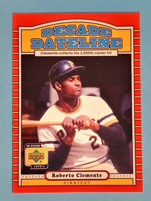 2001 Upper Deck UD Decade 1970's Roberto Clemente Pittsburgh Pirates #117 - Image 1 of 2