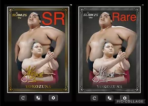 TARJETA DIGITAL TOPPS WWE SLAM RETRATOS DE YOKOZUNA DORADA SÚPER RARA + RARA 2 TARJETAS - Imagen 1 de 1