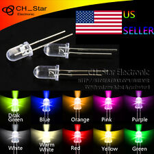 10colors 500pcs 5mm Led Diodes Water Clear Red Green Blue Yellow White Mix Kits
