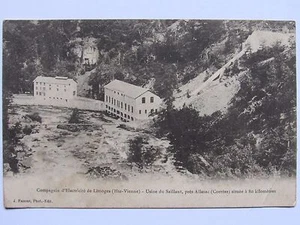 06D14 CPA - Tarjeta Postal-Allasac-Fábrica-Compañía Electricidad De Limoges - Bild 1 von 2