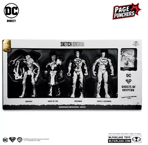 McFarlane Toys Ghosts of Krypton Page Punchers confezione da 4 schizzi edizione etichetta oro - Foto 1 di 13