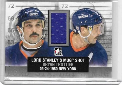 2013-14 ITG Lord Stanley's Mug Mug Shots GU Jersey Silver #MS10 Bryan Trottier - Image 1 of 2