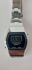 Mirexal Watch Quartz Digital LCD RARE Vintage Watch Swiss Made 1970