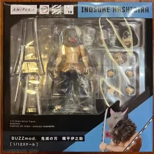 Original BANDAI Aniplex Demon Slayer BUZZmod Hashibira Inosuke Figura Modelo Juguetes - Imagen 1 de 6