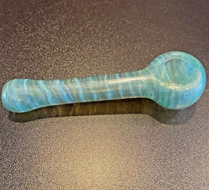 Hand Blown American Made Glass Pipe - Vintage - Picture 1 of 13