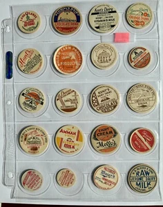 Vintage verschiedene Milchflaschenverschlüsse Posten 20 Stück - Bild 1 von 12