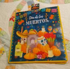 Dia de los Muertos 💀 Reusable Eco Yellow Shopping Tote Bag with Handles 🆕