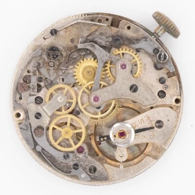 Vintage Britix / Chronographe Suisse 31.5 x 8.1 mm 17-Jewel Wristwatch Movement - Image 1 of 4