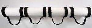 I) Set of 4 Jeep Wrangler Universal 1" Wide Roll Bar Black Strap Grab Handles - Bild 1 von 7