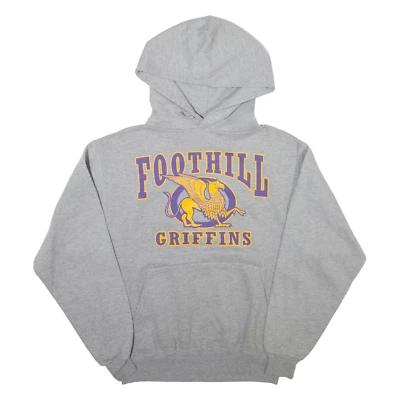 Moletom com capuz JERZEES Foothills Griffins masculino cinza EUA P - Imagem 1 de 4