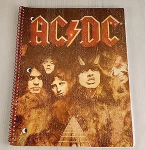 Cuaderno espiral AC/DC 2010 Live Nation - 80 hojas con reglas universitarias - ¡Rock & Roll! - Imagen 1 de 4