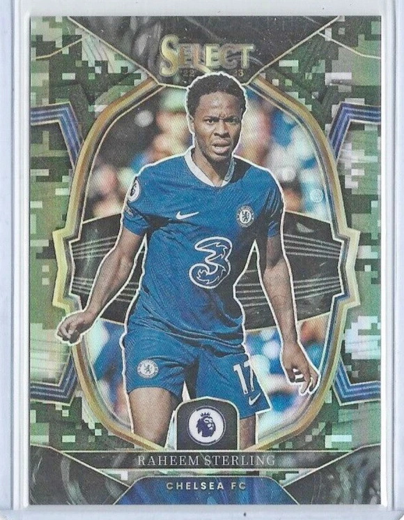 Raheem Sterling Chelsea 2022-23 Panini Select Premier League Camo /225 #30 - Image 1 of 1
