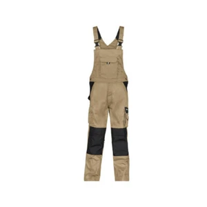 DASSY Versailles zweifarbiger Brace Overall in beige/schwarz - Bild 1 von 2