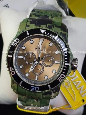 Invicta - Pro Diver - HIDROCHAPADO - DIGI Camuflaje - Multifunción - Reloj Hombre Foto 1 de 4