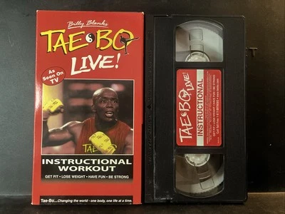 TAE Bo Live Instructional Workout Billy Blanks as Seen on TV VHS - Image 1 of 2