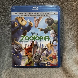 Zootopia 3D Blu-Ray + Blu-Ray + DVD + Digital HD, 2016 New Disney - Imagen 1 de 6