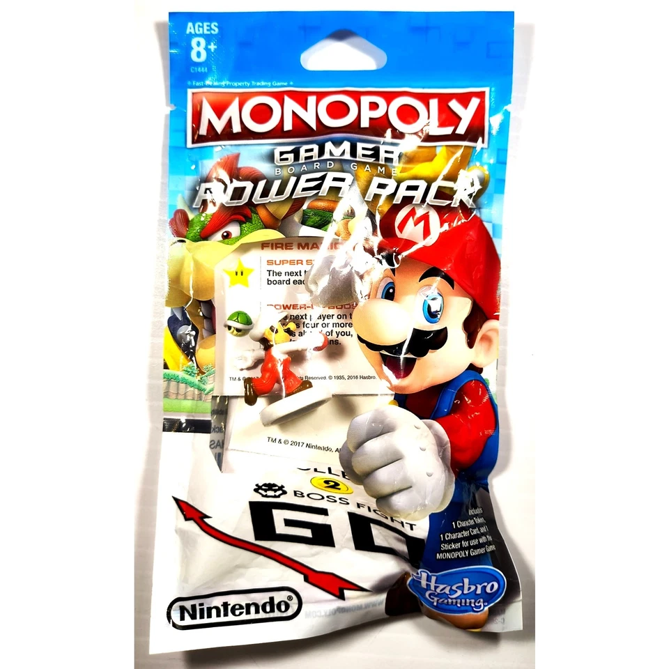 Hasbro Nintendo Monopoly Gamer FIRE MARIO Juego de Mesa Power Pack, Nuevo, ¡Ver Fotos! Foto 1 de 3
