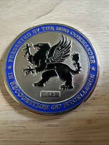 U. S. Military 43D Mission Support Group Challenge Coin #143  - Picture 1 of 12
