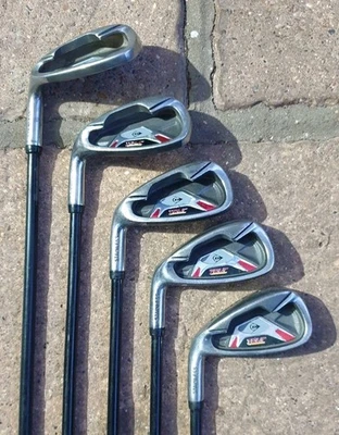 Dunlop Tour Irons Set Odds 3 5 7 9 S Graphite Shafts Left Handed - Image 1 of 4