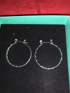 Silberfarbene Creolen  - Bild 1 von 4