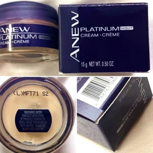 AVON ANEW PLATINUM NIGHT CREAM TRAVEL SIZE 0.50 OZ NEW IN BOX - Picture 1 of 7