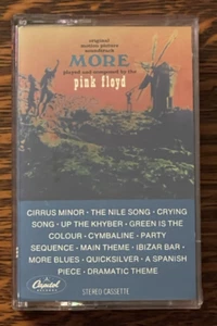 CASSETTE TAPE~ PINK FLOYD~ 1996~ MORE~ SOUNDTRACK - Picture 1 of 7