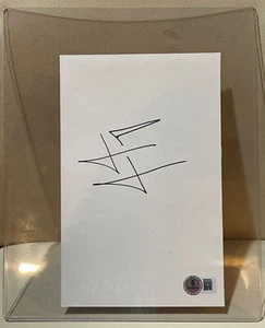 French Director Jean-Pierre Jeunet Auto Book Cover with Beckett Coa! - Picture 1 of 4