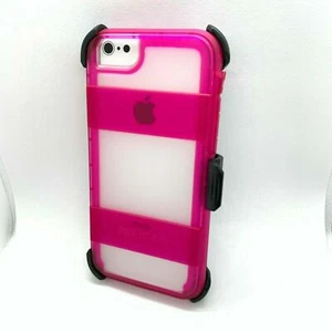 For iPhone 6 6S Rugged Protective Case Cover with Belt Clip Holster - Pink - Picture 1 of 1