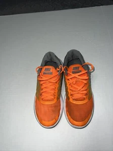 Nike 844969-800 Size 5.5Y Running Shoes Orange/Gray/Yellow With White Soles - Picture 1 of 5