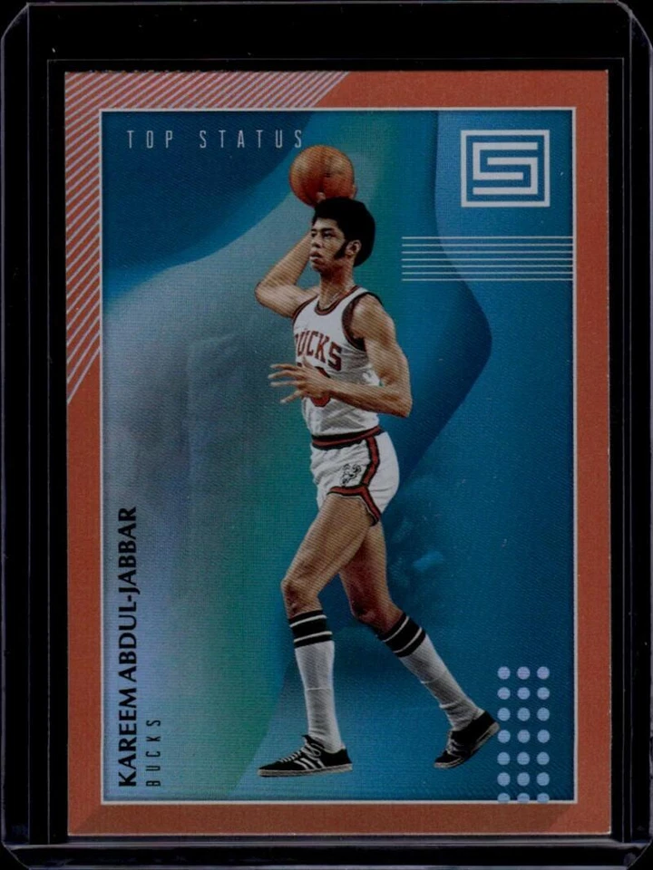 2018-19 Panini Status Top Status Orange #5 Kareem Abdul-Jabbar Milwaukee Bucks - Image 1 of 2