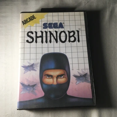 Shinobi (Sega Master System, 1988) no manual with hangtab - Image 1 of 4