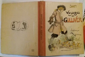 C1 Swift REISEN VON GULLIVER Album ILLUSTRIERT von ROBIDA 1933 Relie - Bild 1 von 2