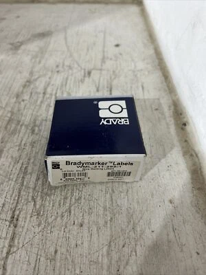 BRADY WML-211-292-1 VINYL CLEAR/WHITE 1" X 1" LABELS (SP162) - Image 1 of 4