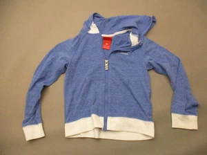 NIKE Size 6-7 YRS Boys Blue Full Zip Elastic Cuff Pocket Athletic Jacket 077 - Picture 1 of 5
