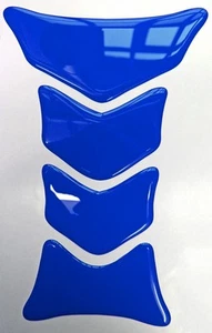 Elektrisch blau Reifen Lauffläche 3D Harz gewölbt Harz Tankpad  - Bild 1 von 1