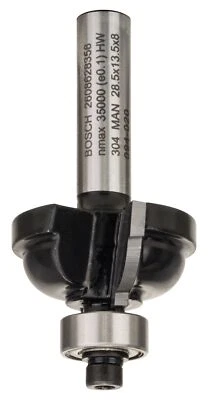 Bosch Profilfräser F, 8 mm, R1 6,3 mm, D 28,5 mm, L 13,2 mm, G 54 mm - Bild 1 von 4