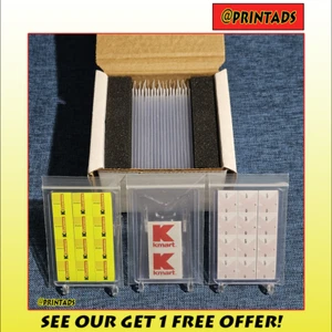 180 pegatinas de pistola de precio sin usar Kmart + pegatinas para revendedores de tiendas y mercados de pulgas - Imagen 1 de 13
