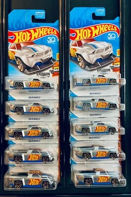 Hot Wheels 2018 ZAMAC Hot Trucks Solid Muscle exclusivo de Walmart - Lote de 10 Foto 1 de 2
