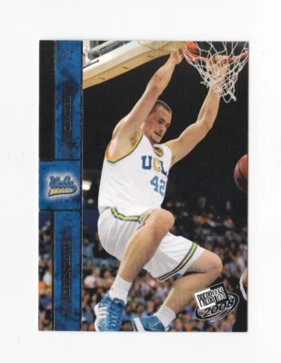 Press Pass 2008 baloncesto lista de selecciones individuales RC UCLA Kansas Arizona Lakers Heat Foto 1 de 2