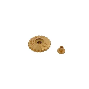 OMEGA Crown Back Winding Cal.440 Diam. 5.70 MM Yellow Gold color with screw - Picture 1 of 1